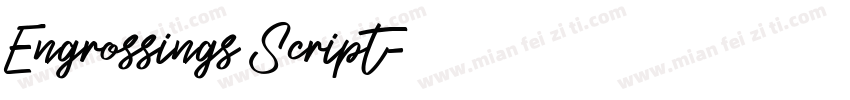 Engrossings Script字体转换